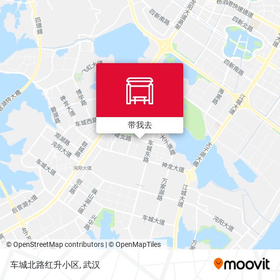 车城北路红升小区地图
