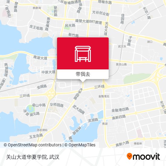 关山大道华夏学院地图