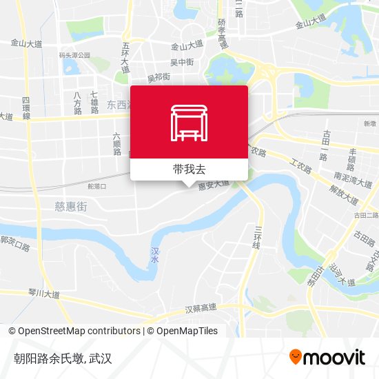 朝阳路余氏墩地图