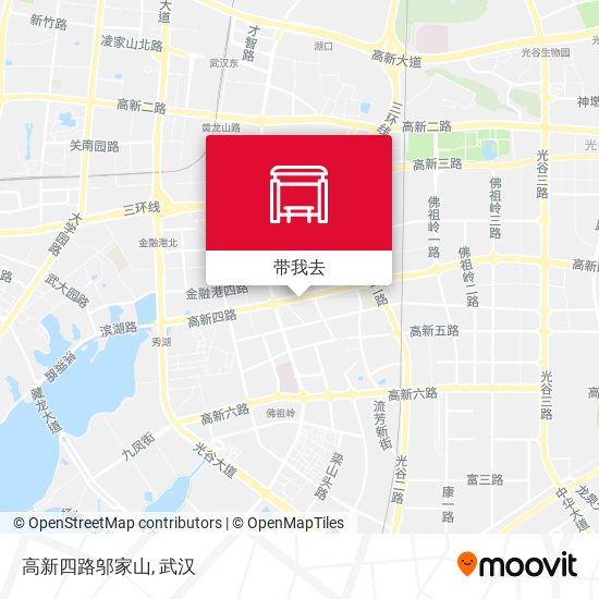 高新四路邬家山地图