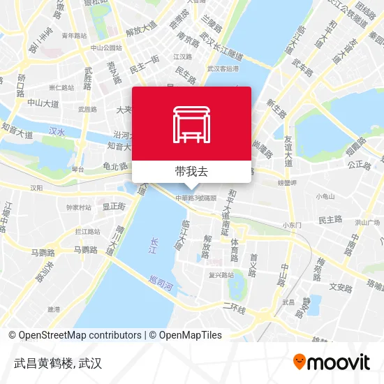 武昌黄鹤楼地图