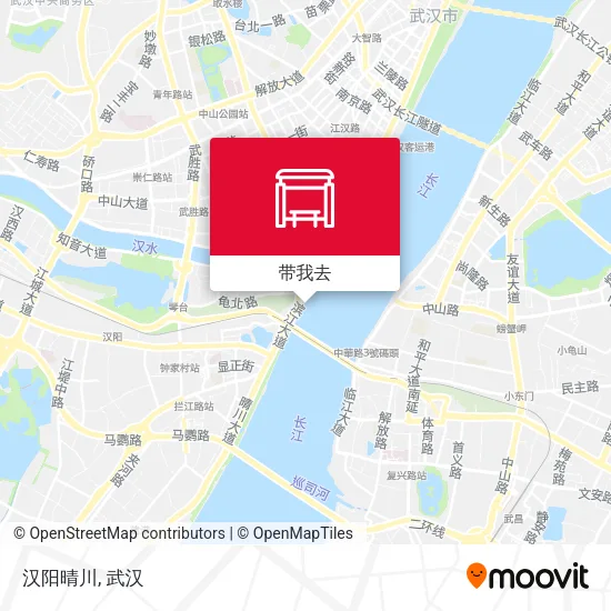 汉阳晴川地图