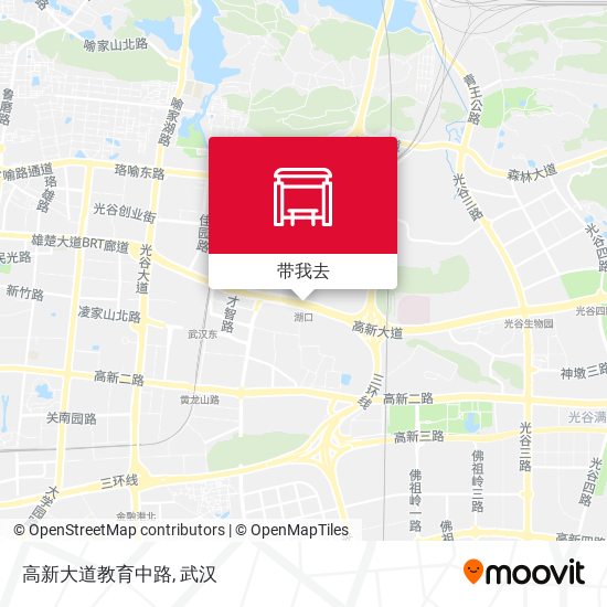 高新大道教育中路地图