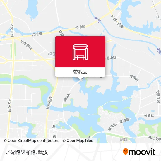 环湖路银柏路地图