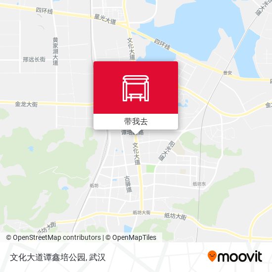 文化大道谭鑫培公园地图