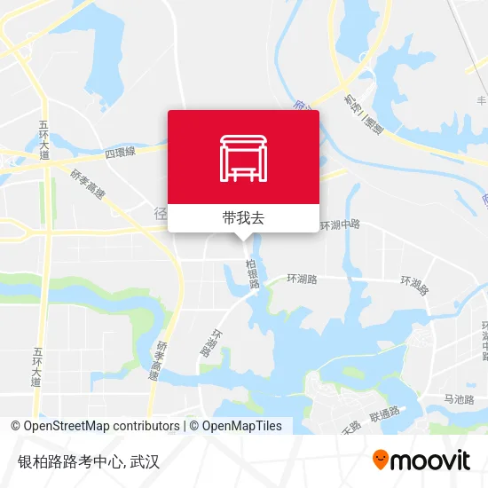 银柏路路考中心地图