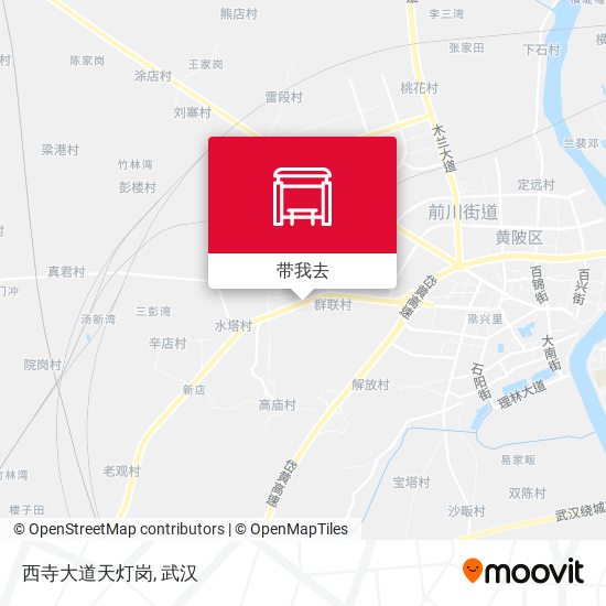西寺大道天灯岗地图