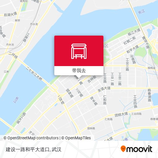 建设一路和平大道口地图