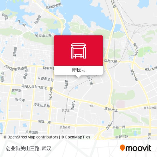 创业街关山三路地图