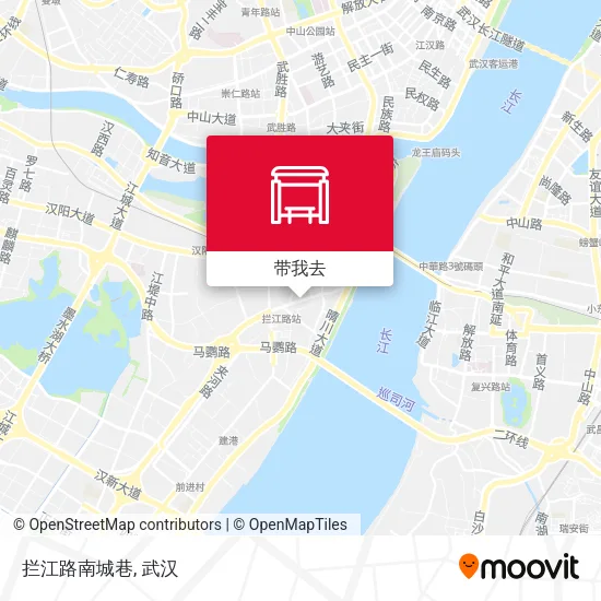 拦江路南城巷地图