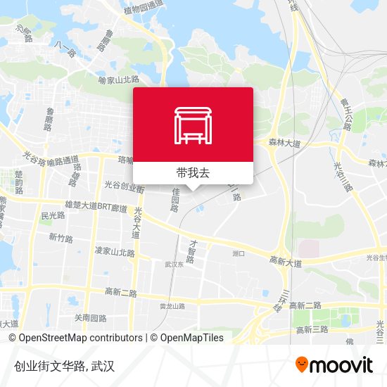 创业街文华路地图