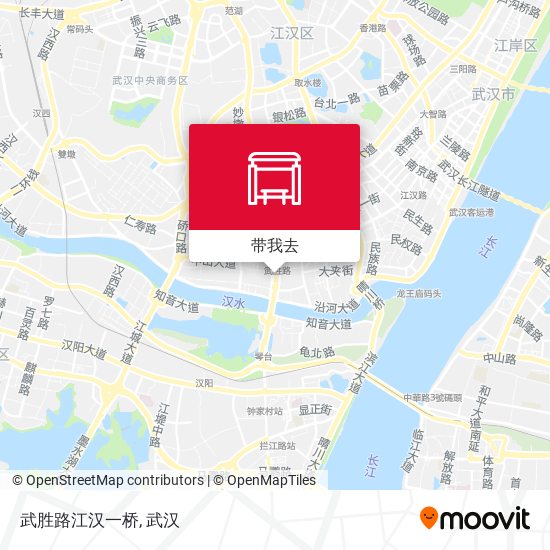 武胜路江汉一桥地图