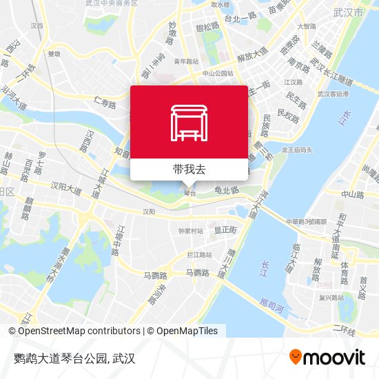 鹦鹉大道琴台公园地图