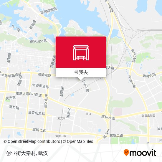 创业街大秦村地图
