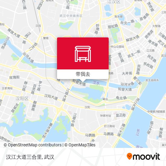 汉江大道三合里地图