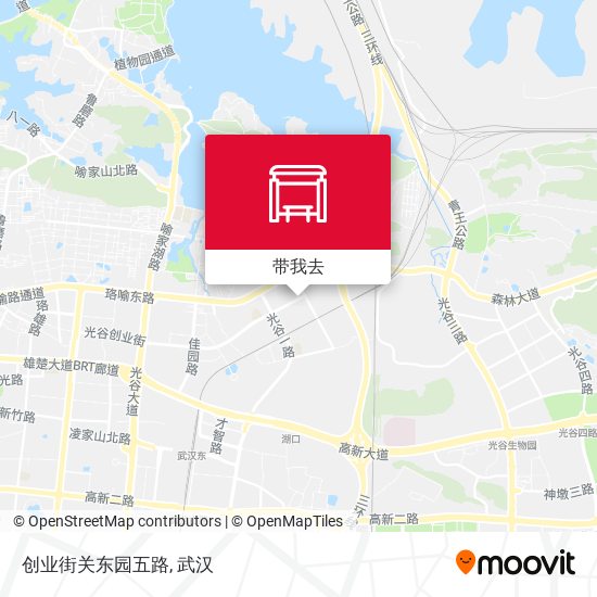 创业街关东园五路地图