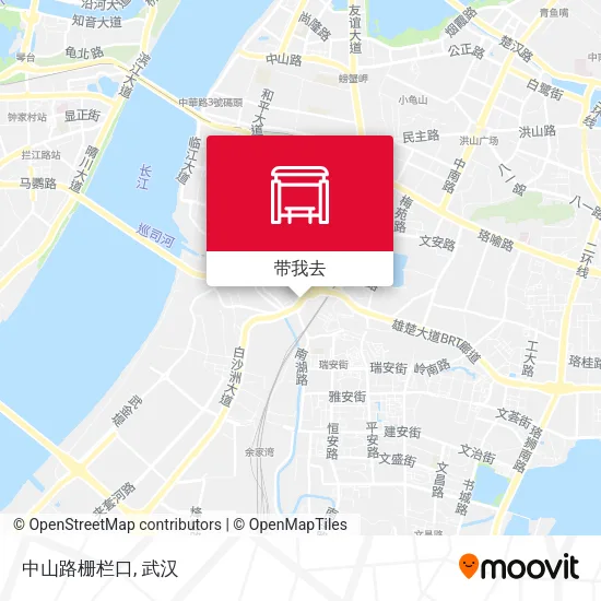 中山路栅栏口地图