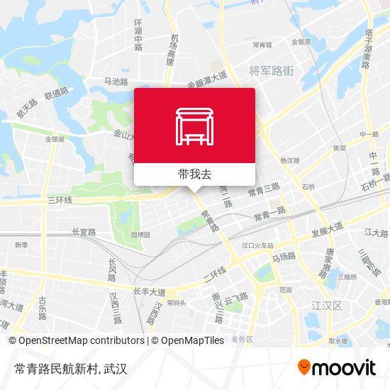 常青路民航新村地图