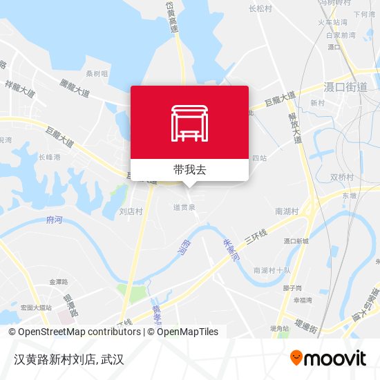 汉黄路新村刘店地图