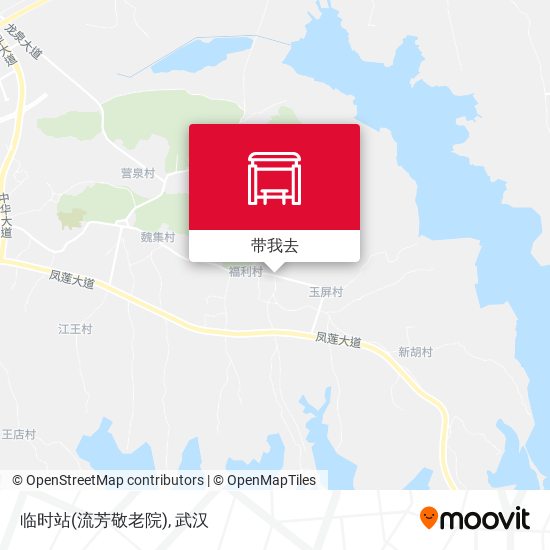 临时站(流芳敬老院)地图