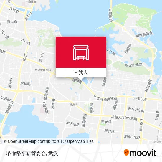 珞喻路东新管委会地图