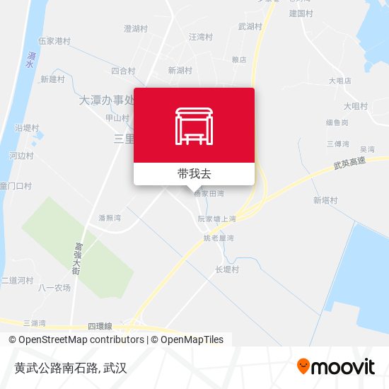 黄武公路南石路地图