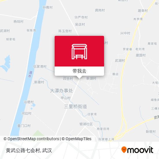 黄武公路七会村地图