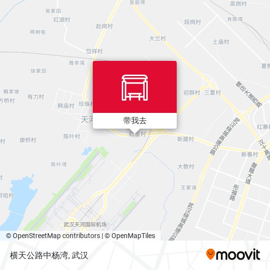 横天公路中杨湾地图