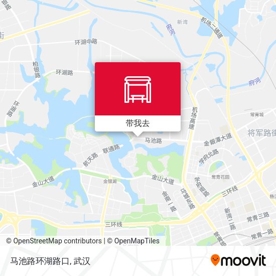 马池路环湖路口地图