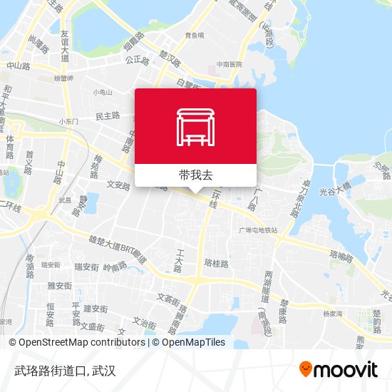 武珞路街道口地图