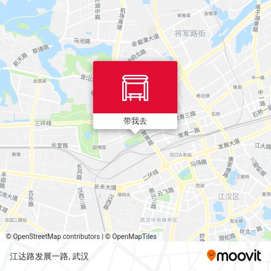 江达路发展一路地图