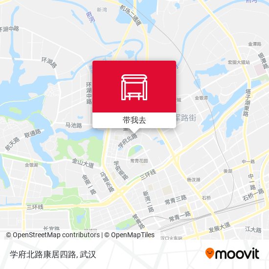 学府北路康居四路地图
