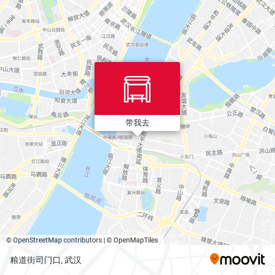 粮道街司门口地图