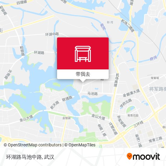 环湖路马池中路地图