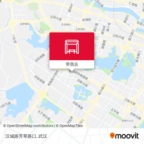 汉城路芳草路口地图