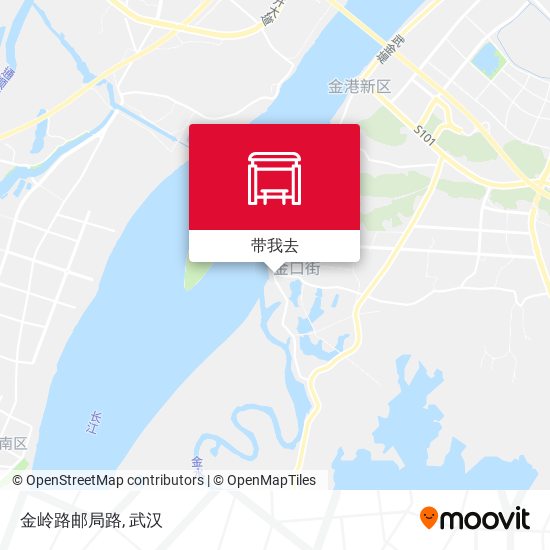 金岭路邮局路地图