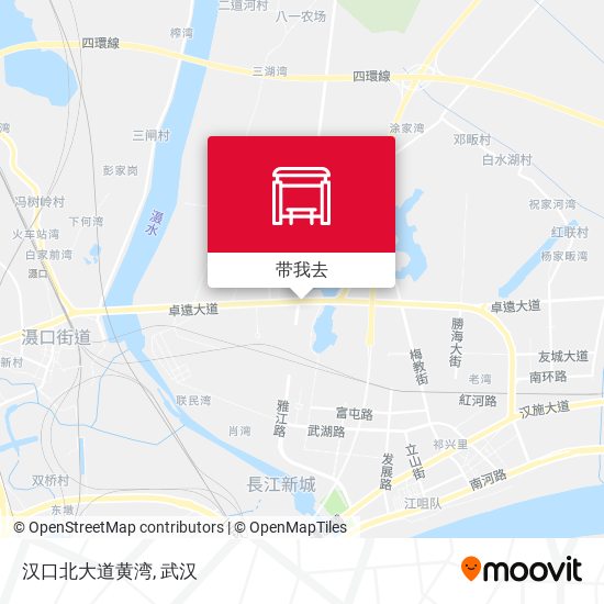 汉口北大道黄湾地图