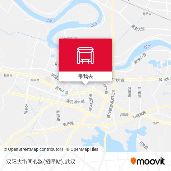 汉阳大街同心路(招呼站)地图