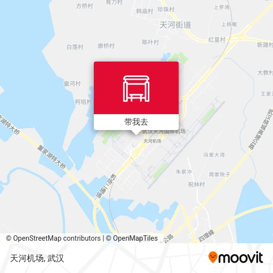 天河机场地图