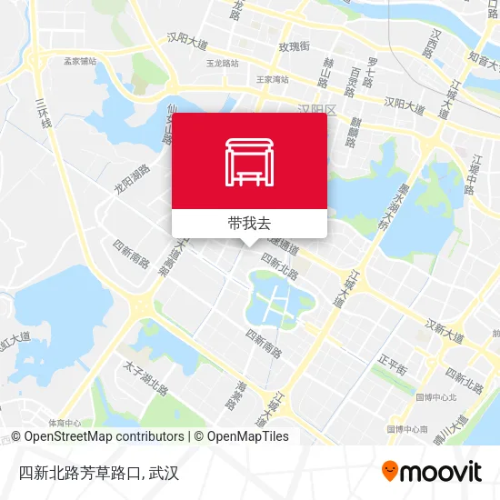 四新北路芳草路口地图