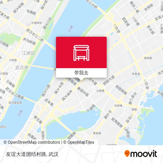 友谊大道团结村路地图