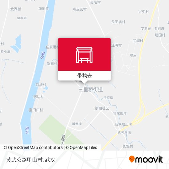 黄武公路甲山村地图