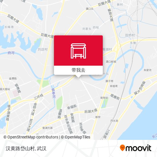汉黄路岱山村地图