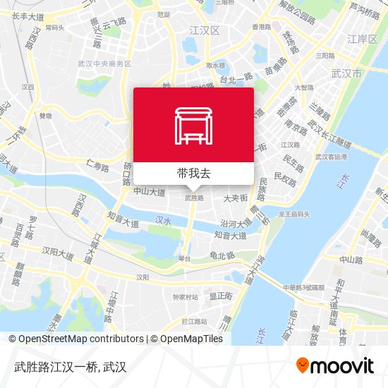 武胜路江汉一桥地图