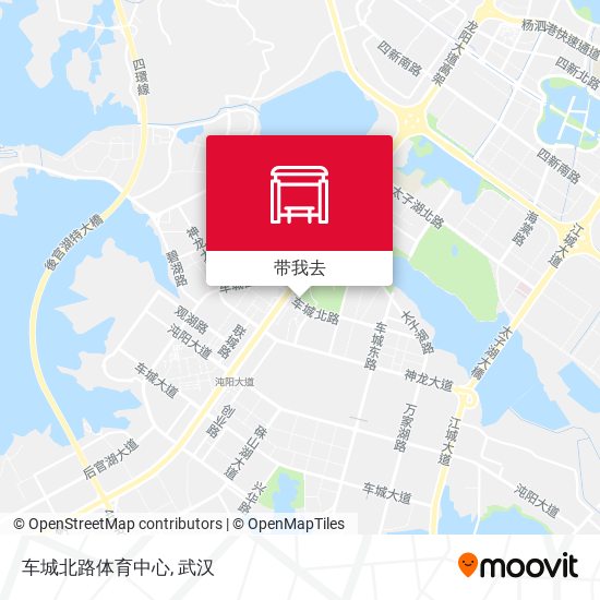 车城北路体育中心地图