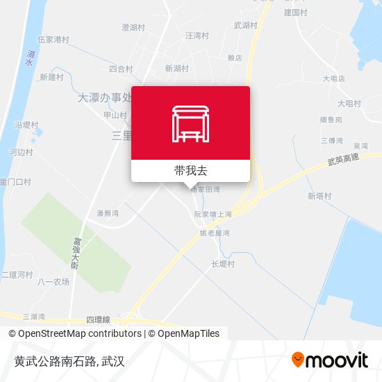 黄武公路南石路地图