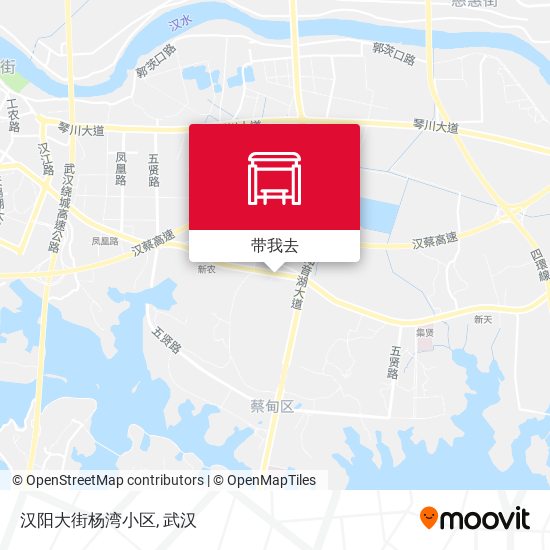 汉阳大街杨湾小区地图