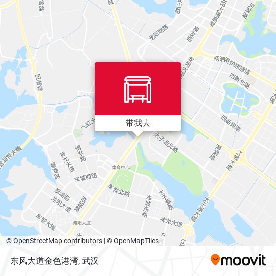 东风大道金色港湾地图