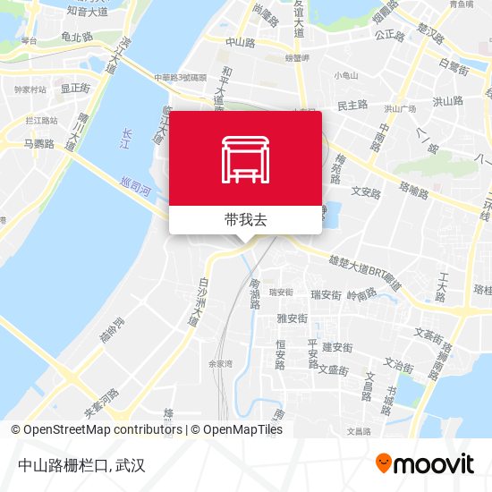 中山路栅栏口地图