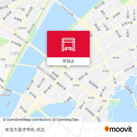 友谊大道才华街地图